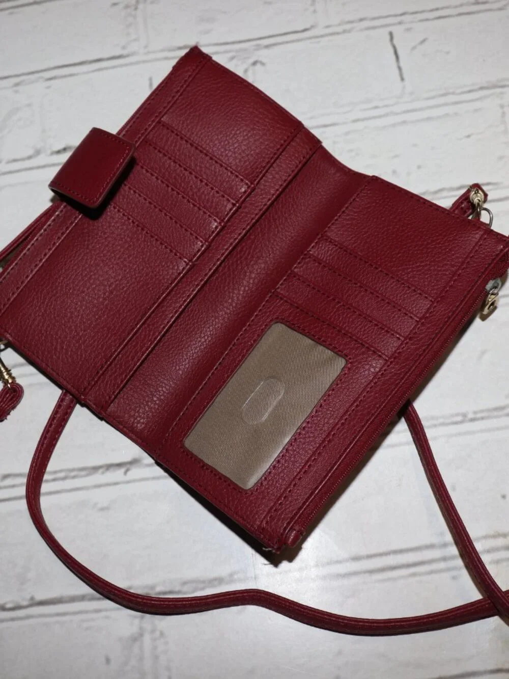 ✨ Relic Wallet Purse • Maroon • 7.5
